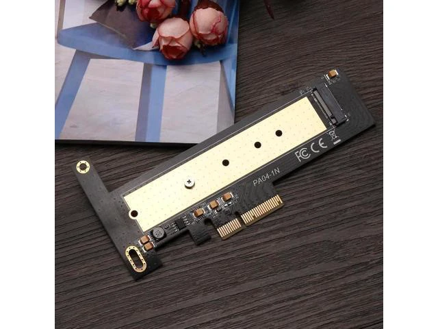 Alt view image 3 of 5 - NVMe SSD to PCIE X4 adapter M Key interface card Suppor PCI-e PCI Express 3.0 x4