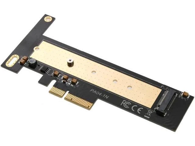 Alt view image 4 of 5 - NVMe SSD to PCIE X4 adapter M Key interface card Suppor PCI-e PCI Express 3.0 x4