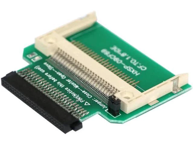Alt view image 2 of 2 - Q New Compact Flash CF to 1.8" IDE 50 Pin Converter Adapter Hard Drive riser car