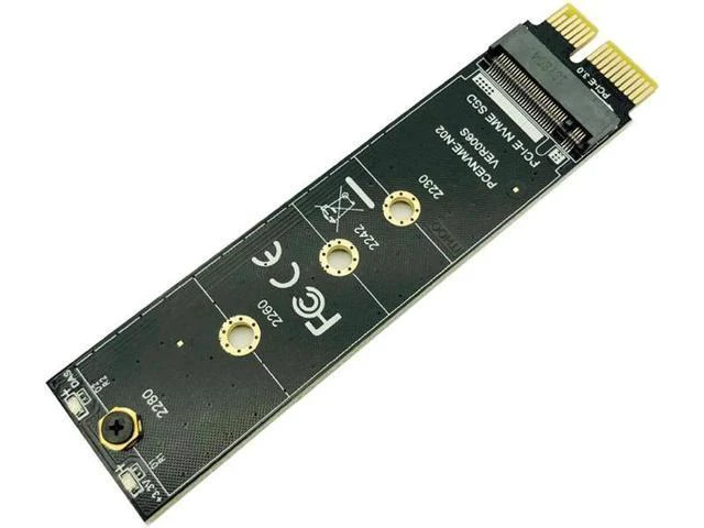 Alt view image 5 of 5 - NVMe SSD PCI-E Adapter PCI Express 3.0 x1 M Key Connector High Speed Expansion C