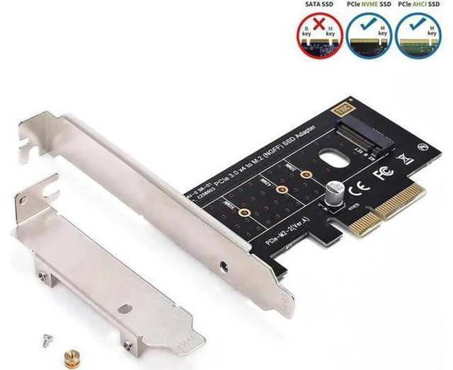 Main image of M.2 NVME SSD to PCI Express PCIe 3.0 X4 Host Controller Expansion Card M-Key SSD