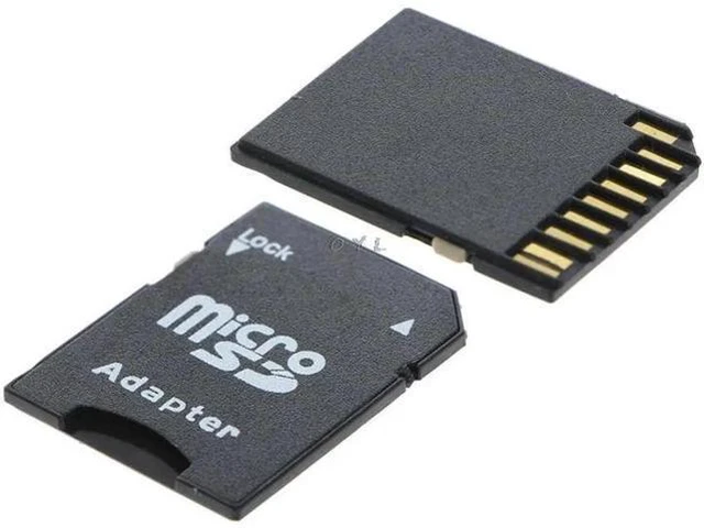 Alt view image 4 of 5 - 10Pcs Micro TransFlash TF To SDHC Memory Card Adapter Converter Black