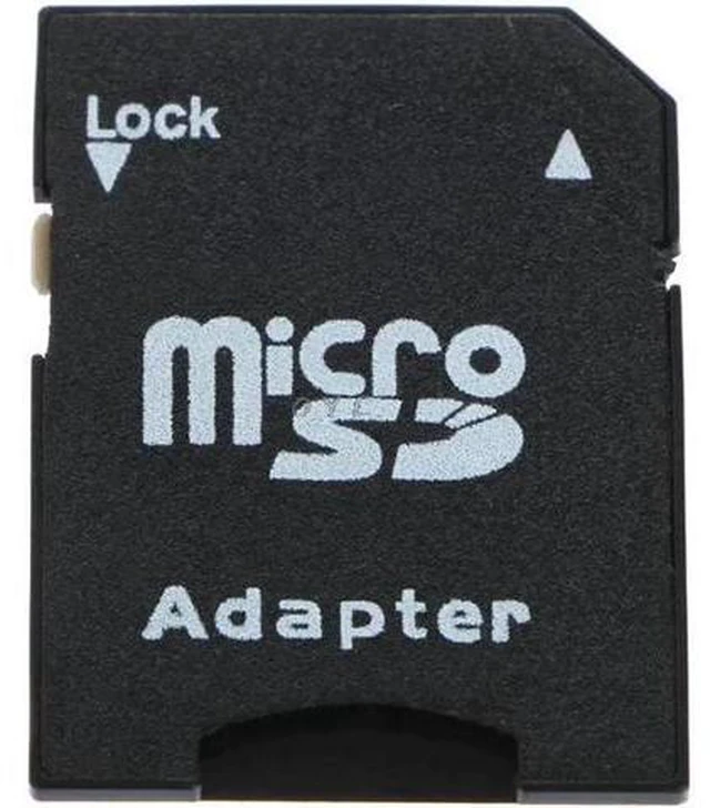Alt view image 2 of 5 - 10Pcs Micro TransFlash TF To SDHC Memory Card Adapter Converter Black