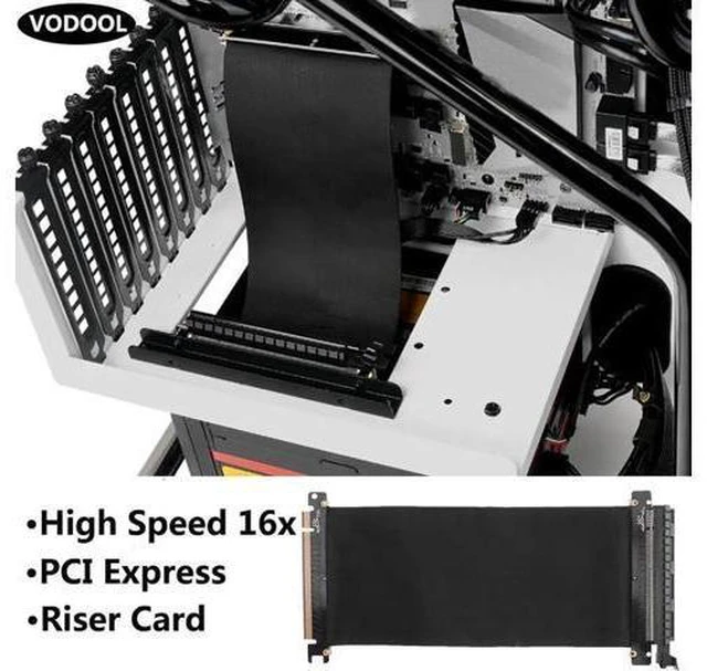 Main image of High Speed 16x PC Graphics Cards PCI-e3.0 Connector Cable PCI Express Riser Card