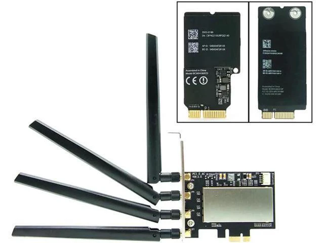 Alt view image 5 of 5 - for Broadcom BCM94331 BCM94360CD BCM943602CDAX BCM943602CS WLAN Card Desktop PCI