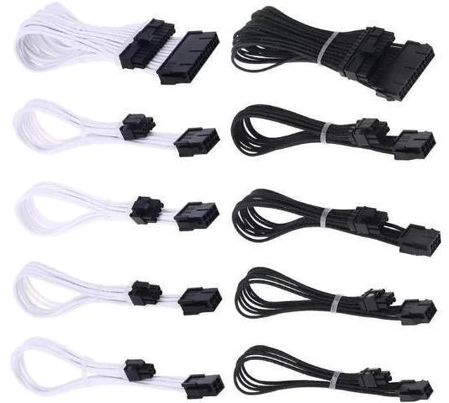 Main image of Extension Power Supply Cable 24-pin A TX/EPS/8-pin PCI-E GPU/8pin CPU/6-pin PCIE
