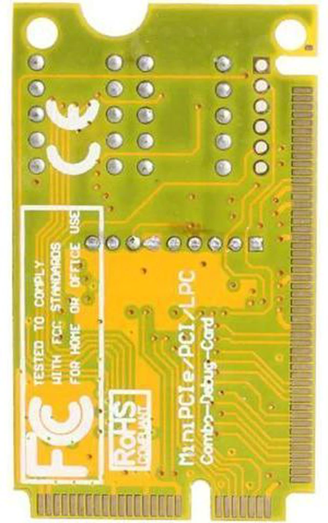 Alt view image 5 of 5 - 3 in 1 Mini PCI/PCI-E LPC POST Tester Diagnostics Debug post Card Adapter Analyz