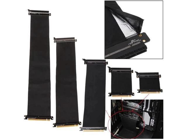 Alt view image 3 of 5 - 5/10/30/40/50cm High Speed PC Graphics Cards PCI Express 3.0 16x Flexible Cable