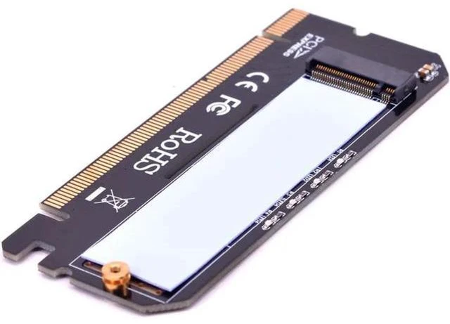 Alt view image 5 of 5 - 16x to M Key NGFF SSD Card with Case for 950 PRO 600P M.2 PCI express SSD Mother