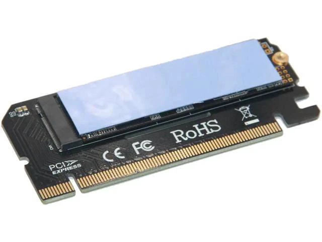 Alt view image 3 of 5 - 16x to M Key NGFF SSD Card with Case for 950 PRO 600P M.2 PCI express SSD Mother