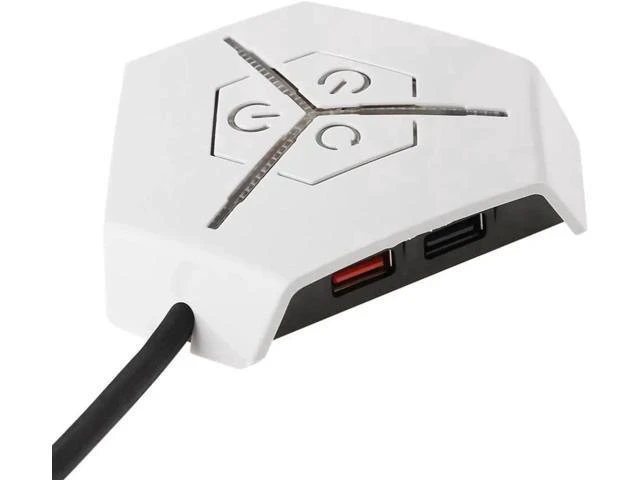 Alt view image 3 of 5 - 1Pcs Dual USB Ports Waterproof Desktop Computer PC Case Power Supply ON/OFF Butt