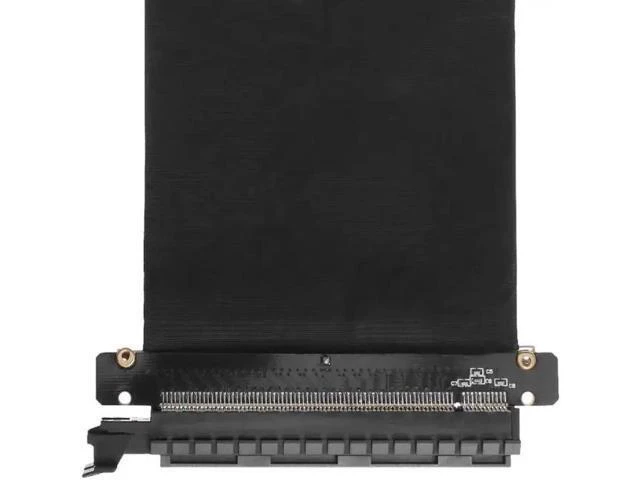 Alt view image 5 of 5 - 24cm PCI Express PCI-E 16X Flexible Cable Riser Card Extension Port Adapter Grap