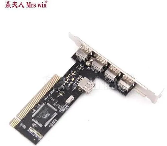 Alt view image 4 of 4 - USB 2.0 Controller Card 4 Port 480Mbps High Speed Adapter