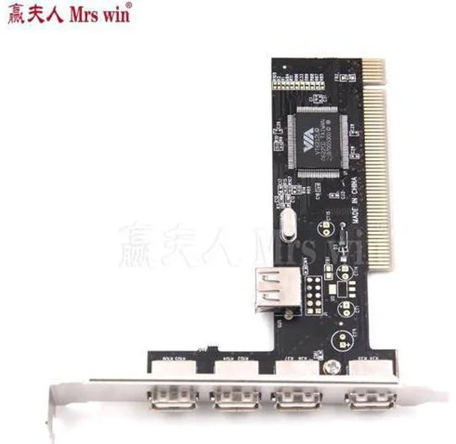 Main image of USB 2.0 Controller Card 4 Port 480Mbps High Speed Adapter