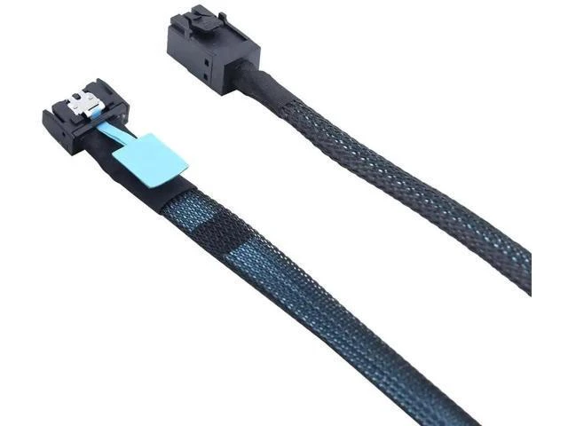 Alt view image 2 of 6 - MCIO Slimline SFF-8654 4i to HD SFF-8643 Server Data Cable \u2013 12Gbps High Sp