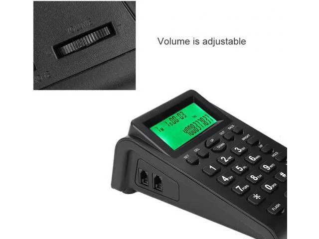 Alt view image 4 of 6 - Practical Caller ID Display Call Center Noise Reduction Headset Telephone for Tr