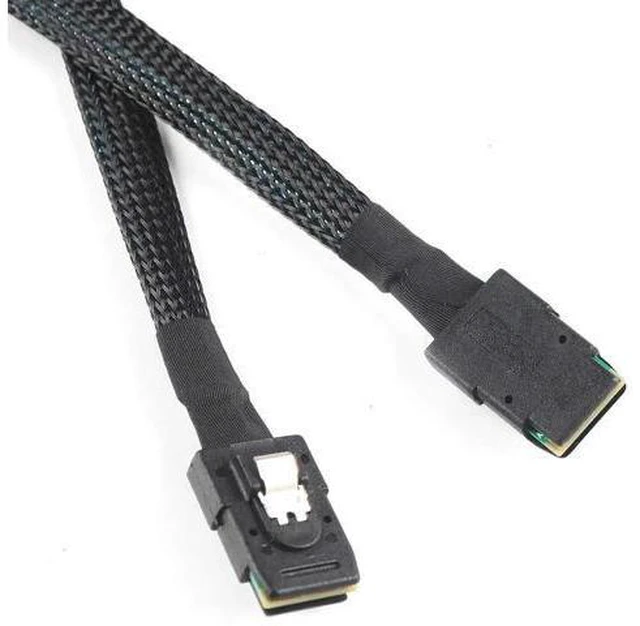 Alt view image 3 of 5 - 2PCS Internal Mini SAS 36-Pin 8087 to SFF-8087 Cable 1M 3.3 Feet