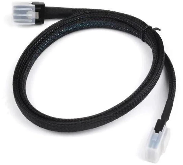 Alt view image 4 of 5 - 2PCS Internal Mini SAS 36-Pin 8087 to SFF-8087 Cable 1M 3.3 Feet