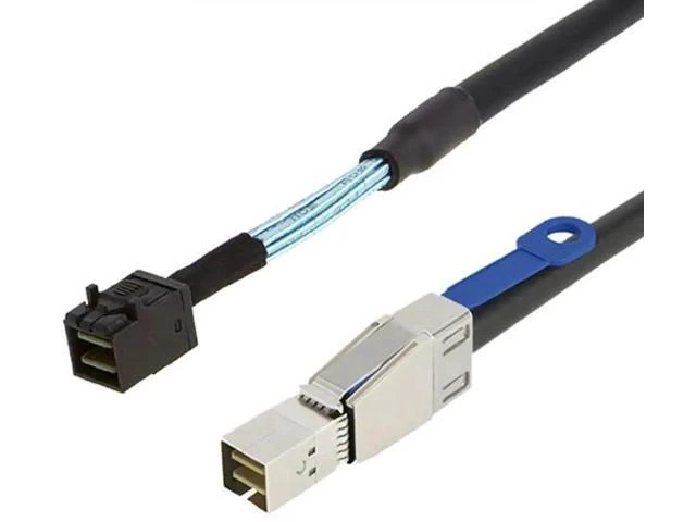 Alt view image 3 of 5 - Mini SAS HD Cable with IC SFF-8644 to SFF-8643 \u2013 12Gbps High-Speed Server I