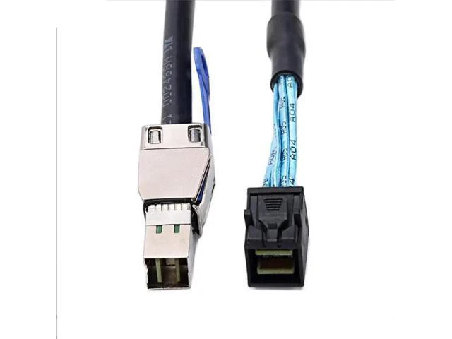 Alt view image 5 of 5 - Mini SAS HD Cable with IC SFF-8644 to SFF-8643 \u2013 12Gbps High-Speed Server I