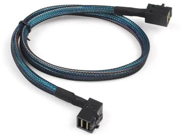 Main image of Heretom 2PCS 36-pin Internal Mini-SAS SFF-8643 HD Right Angle to 36-pin Internal