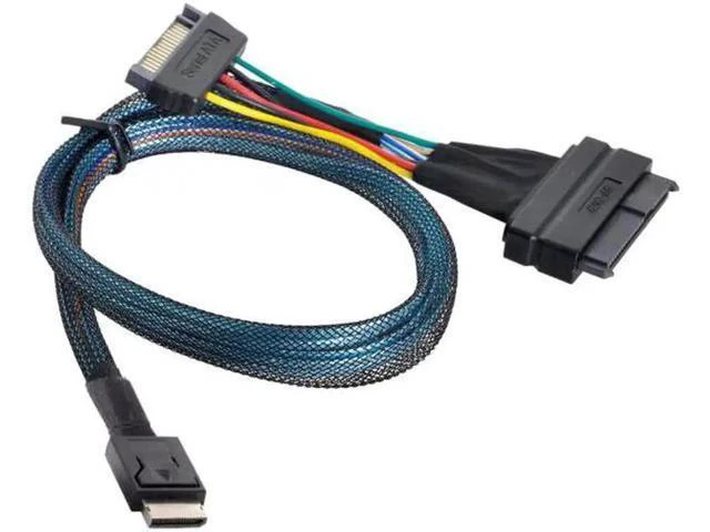 Alt view image 7 of 7 - 8611 to U.2 U.3 SFF-8639 NVME PCIe PCI-Express SSD Cable for Mainboard SSD
