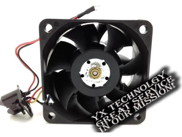 Alt view image 2 of 3 - 6038 6CM 60mm server chassis cooling fan 12V 0.78A FFC0612DE PWM thermostat 60*6