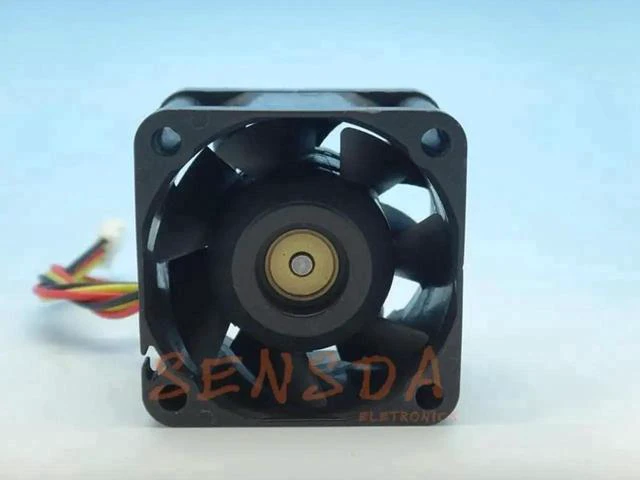 Alt view image 4 of 4 - For Sanyo 109P0412K3233 40*40*28 mm 12V 0.55A 100405F 1U Server inverter cooling