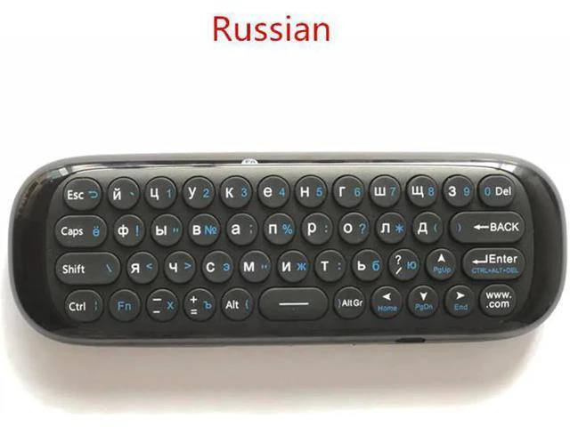 Alt view image 2 of 6 - Wechip W1 Mini Air Mouse Gyro Sensing 2.4G Remote Contro English or Russian Wire