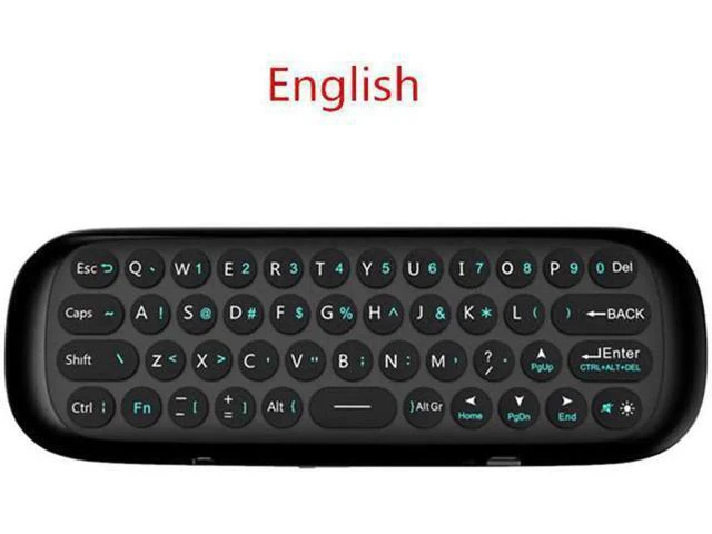 Alt view image 5 of 6 - Wechip W1 Mini Air Mouse Gyro Sensing 2.4G Remote Contro English or Russian Wire