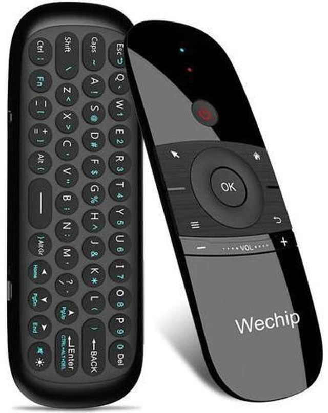Alt view image 6 of 6 - Wechip W1 Russian Or English Version 2.4GHz Wireless Keyboard Mini Fly Air Mouse