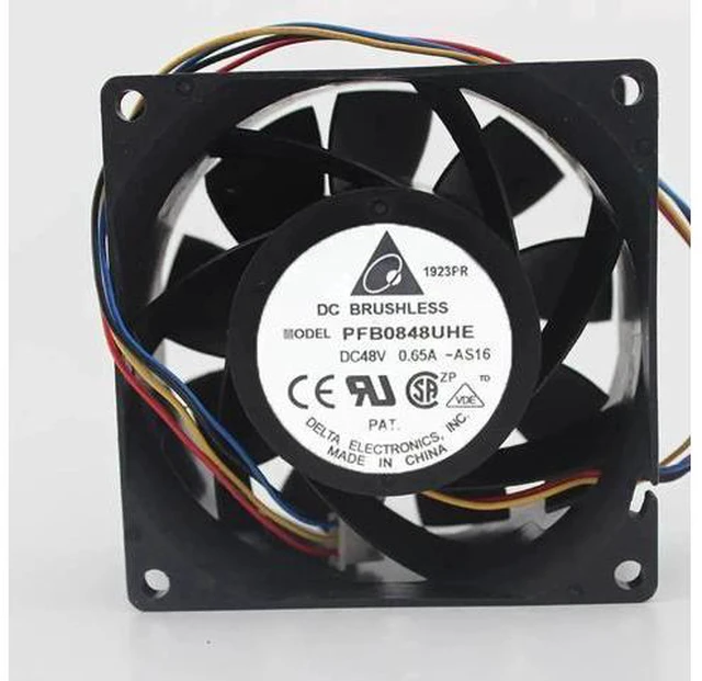 Main image of IP55 Waterproof cooling fan for delta PFB0848UHE 8CM 8038 48V 0.65A pwm wind cap