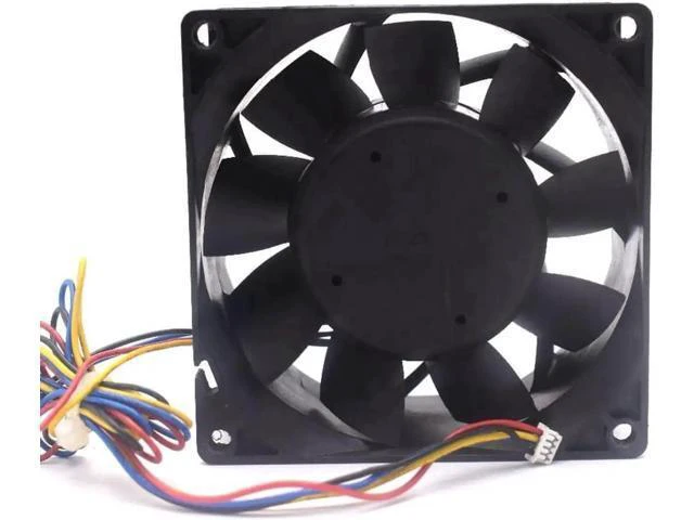 Alt view image 2 of 2 - IP55 Waterproof cooling fan for delta PFB0848UHE 8CM 8038 48V 0.65A pwm wind cap