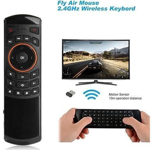 Alt view image 2 of 6 - MLLSE Wireless Keyboard Fly air Mouse X6 2.4GHz with Voice Remote Controller wit