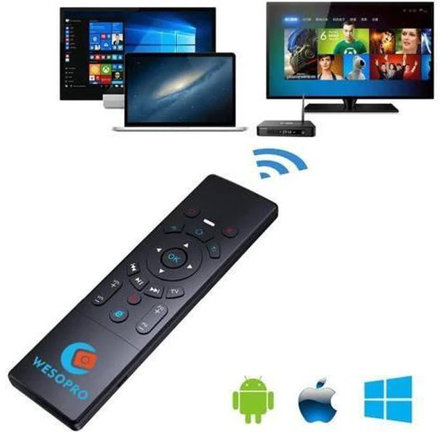 Alt view image 3 of 6 - WESOPRO Latest T6 Air mouse with Wireless Keyboard & touchpad Remote Control for