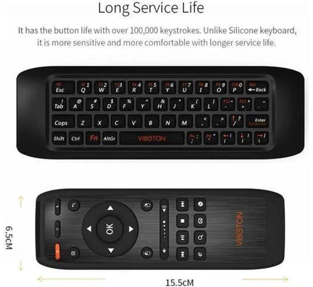 Main image of 2.4G Fly Air Mouse Raspberry pi 3 Wireless Keyboard Remote control Learning keyb