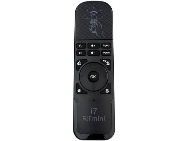 Alt view image 2 of 6 - Rii i7 Mini Air Mouse 2.4GHz Wireless Remote Control Built-in 6 Axis for PC Smar