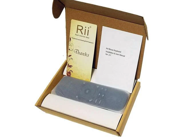 Alt view image 4 of 6 - Rii i7 Mini Air Mouse 2.4GHz Wireless Remote Control Built-in 6 Axis for PC Smar