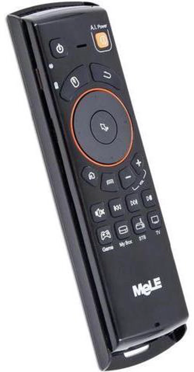 Alt view image 2 of 6 - Mele F10 Deluxe Fly Air Mouse 2.4GHz Wireless Keyboard Remote Control with IR Le