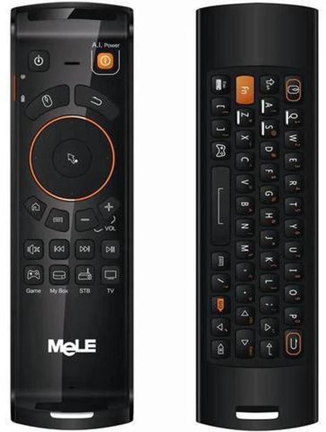 Alt view image 5 of 6 - Mele F10 Deluxe Fly Air Mouse 2.4GHz Wireless Keyboard Remote Control with IR Le