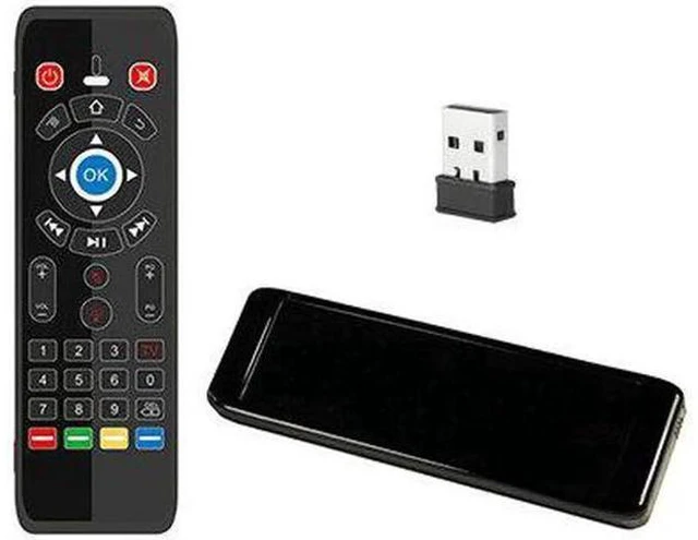 Alt view image 5 of 6 - Voice Remote Fly Air Mouse ir learning 2.4G Wireless Mini Keyboard Touchpad Gyro