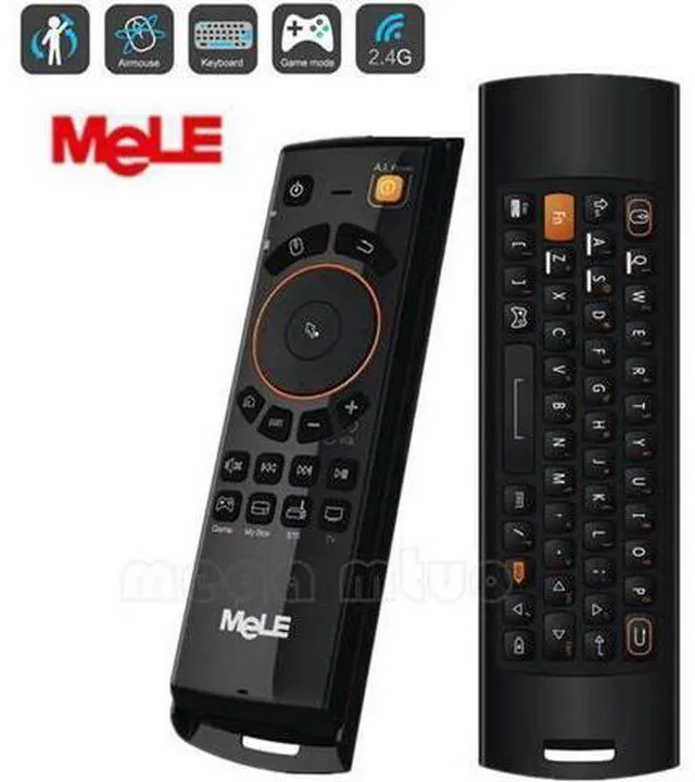 Main image of 2.4GHz Fly Air Mouse Mele F10 Deluxe Wireless Keyboard Remote Control with IR Le