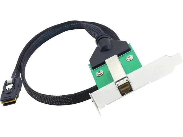 Alt view image 4 of 6 - 12G Mini SAS HD SFF-8644 Female to SFF-8087 Cable, 0.5m/19.6in High-Speed Server