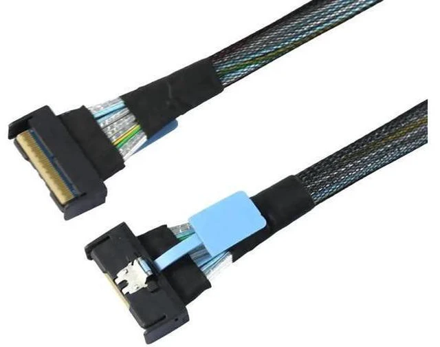 Alt view image 2 of 6 - Slimline SAS MCIO SFF-8654 8i 74P PCIe 5.0 to MCIO 8654 High-Speed Server Cable