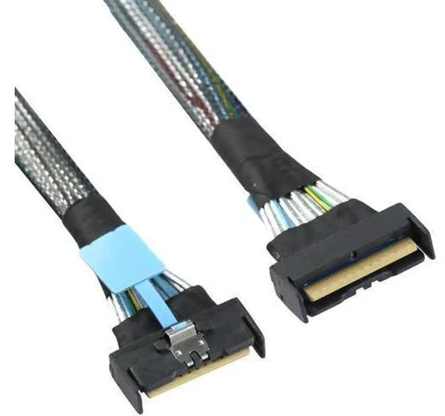 Alt view image 3 of 6 - Slimline SAS MCIO SFF-8654 8i 74P PCIe 5.0 to MCIO 8654 High-Speed Server Cable