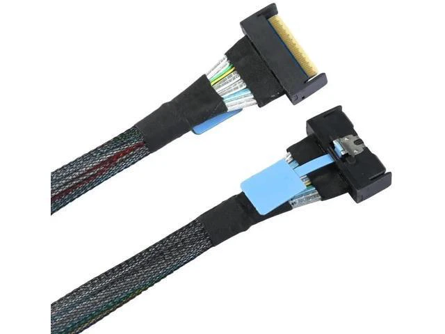 Alt view image 5 of 6 - Slimline SAS MCIO SFF-8654 8i 74P PCIe 5.0 to MCIO 8654 High-Speed Server Cable