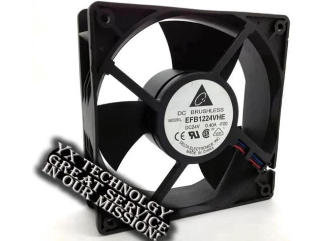 Alt view image 3 of 3 - 12038 pairs of the inverter ball 12cm 120mm cooling fan speed 24V 0.4A EFB1224VH