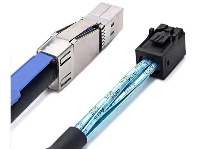 Alt view image 2 of 5 - Mini SAS HD Cable with IC SFF-8644 to SFF-8643 \u2013 12Gbps High-Speed Server I