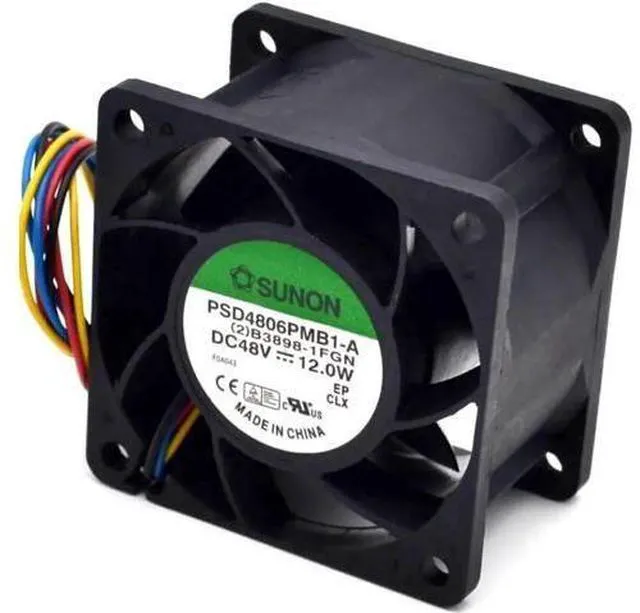 Main image of 6CM 60mm 6038 48V 12W PSD4806PMB1-A server winds of the 4-wire cooling fan 60*60