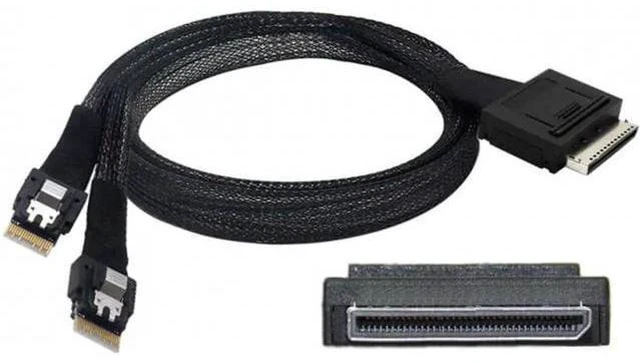 Main image of SF-052 OCuLink PCIe PCI-Express SFF-8611 8x 8-Lane to Dual SFF-8654 Slimline 4x